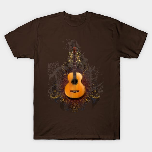 Acoustic Elegance T-Shirt by Peter Awax